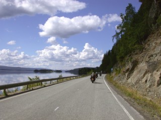 Onderweg naar Trondheim - Klik voor grote foto